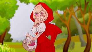 Little Red Riding Hood scolded a pervert who fucked a tree and let him be aware a woman's body !Hentai Cartoon Mockery ! 2025